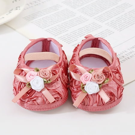

eczipvz Baby Shoes Baby Shoes Fashion Soft Sole Toddler Shoes Pearl Dress Flower Princess Shoes Toddler Shoes Toddler Shoes Size 6 Girls (Hot Pink 4 )