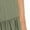 Army Green, variant on Women Tiered Long Skirts Pleated A Line Adjustable Elastic Waist with Drawstring Flowy Long Skirt White S