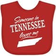 thumbnail image 3 of Inktastic Someone in Tennessee Loves Me Boys or Girls Baby Bib, 3 of 4