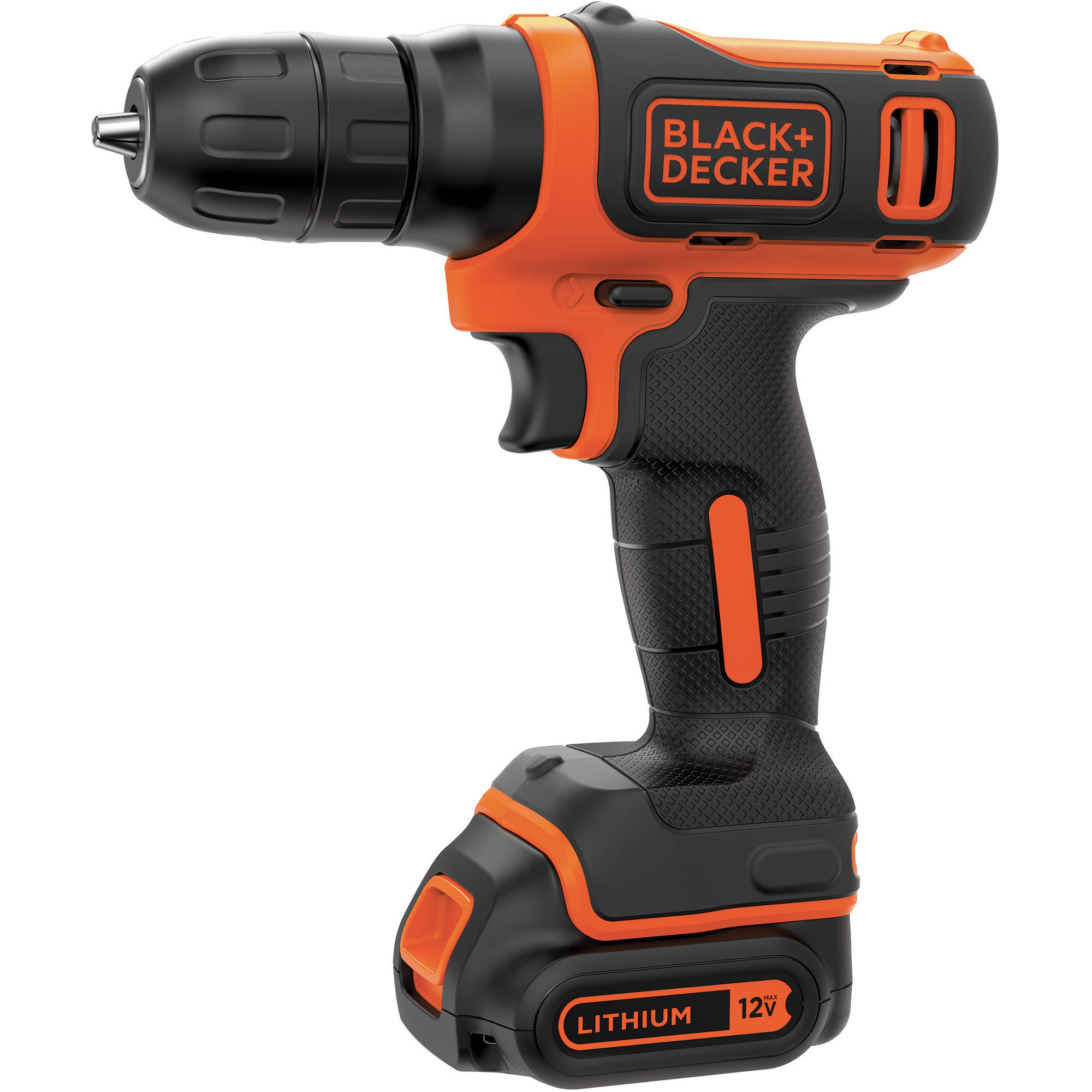 BLACK+DECKER 12-Volt MAX* Lithium-Ion Cordless Drill With 64-Piece Project Kit, BDCD11264PKWM - image 2 of 5