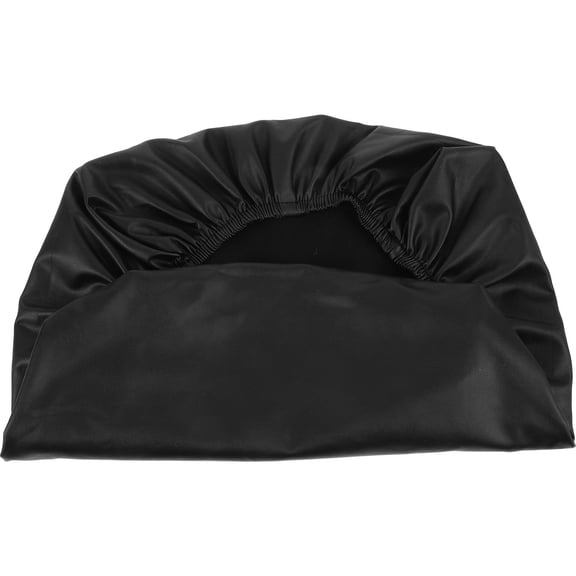 HONMEET Waterproof Black PU Chair Cover Elastic Protective Slipcover for Dining Room and Home