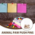 thumbnail image 3 of LOLIPPYY 50Pcs Cute Cat Paw Push Pins for Office Cork Board Photo Wall and Bulletin Board, 3 of 8