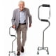 thumbnail image 5 of Bastón Ortopédico para Adulto Mayor con Doble Apoyo | Altura Ajustable 77-93 cm | Base de 4 Patas Antideslizantes para Estabilidad y Apoyo al Levantarse (CROMADO), 5 of 10
