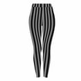 thumbnail image 3 of Feancey Halloween Leggings for Women High Waist Buttery Soft Yoga Tights Tummy Control Casual Striped Printed Workout Leggings Holiday Party Tights Gray XL, 3 of 10