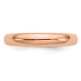 thumbnail image 2 of Ladies 14K Rose Pink Gold 4mm Polished Wedding Band Ring, 2 of 5