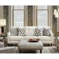 thumbnail image 3 of Furniture of America Gauthier Contemporary Fabric Tufted Sofa in Ivory, 3 of 6