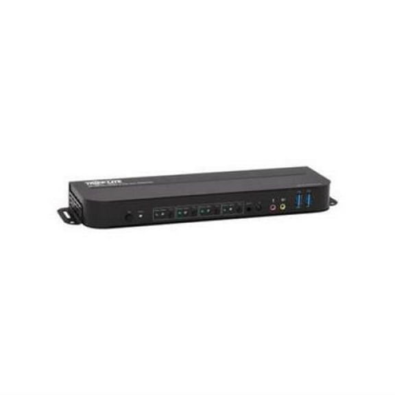 4-Port 4K 60 Hz HDR HDCP 2.2 IR USB Sharing HDMI & USB KVM Switch