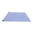 thumbnail image 2 of Ahgly Company Machine Washable Indoor Rectangle Solid Blue Modern Area Rugs, 4' x 6', 2 of 4