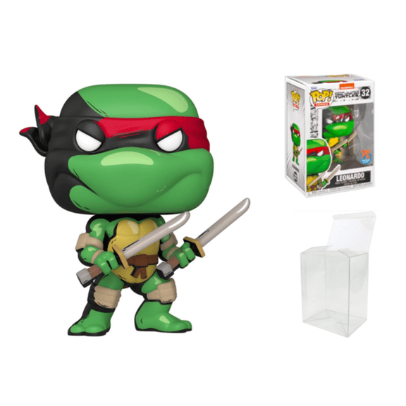 Funko Pop!  Teenage Mutant Ninja Turtles Comic Leonardo Vinyl Figure - Previews Exclusive Bundled with Protective case