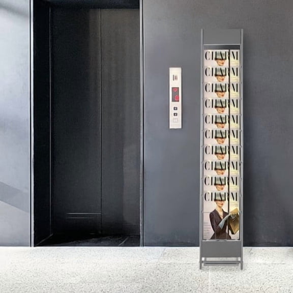 Detachable Magazine Holder & Brochure Stand – Sturdy, Space-Saving Display Rack for Offices, Stores & Events