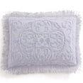 thumbnail image 2 of Beatrice Home Fashions Medallion Chenille King Sham Lavender, 2 of 5
