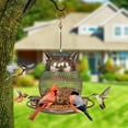 thumbnail image 5 of Samhe Bird Feeders for Outdoors, Heavy Duty Metal Wild Bird Feeder, Finch Bird Feeder Sparrow Birdfeeder for Garden Yard Hanging Decor, 5 of 10