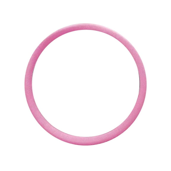 Car Steering Wheel Cover Protector Cover Anti Slip Breathable Silicone Sleeve for Steering Wheel Diameter 32cm to 40cm Pink