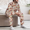 thumbnail image 7 of Disketp Cooking Bbq for Pajamas Set Long Sleeve Sleepwear Mens Button Down Nightwear Pj Sets-Medium, 7 of 7