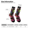 thumbnail image 2 of Picia Monstrous Cartoon Characters Print Athletic Socks for Men & Women – Cushioned Moisture-Wicking Crew Socks for Sports, Running, and Training, Soft & Breathable Size 5-11, 2 of 6