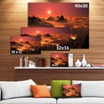 thumbnail image 3 of Impression sur Toile Volcan Enflammé - Paysage, 3 of 4