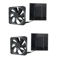 thumbnail image 1 of Kit de 2 extractores de aire solares de 20 W y 6 pulgadas, miniventilador alimentado por panel solar para perros y gallinas, como se muestra, como se muestra, 1 of 5