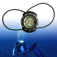 thumbnail image 1 of Brújula de muñeca para buceo, medidor impermeable subacuático, profundidad máxima de 100M, accesorios llenos de aceite para navegación deportiva en Baoblaze Medidor de brújula submarina, 1 of 8