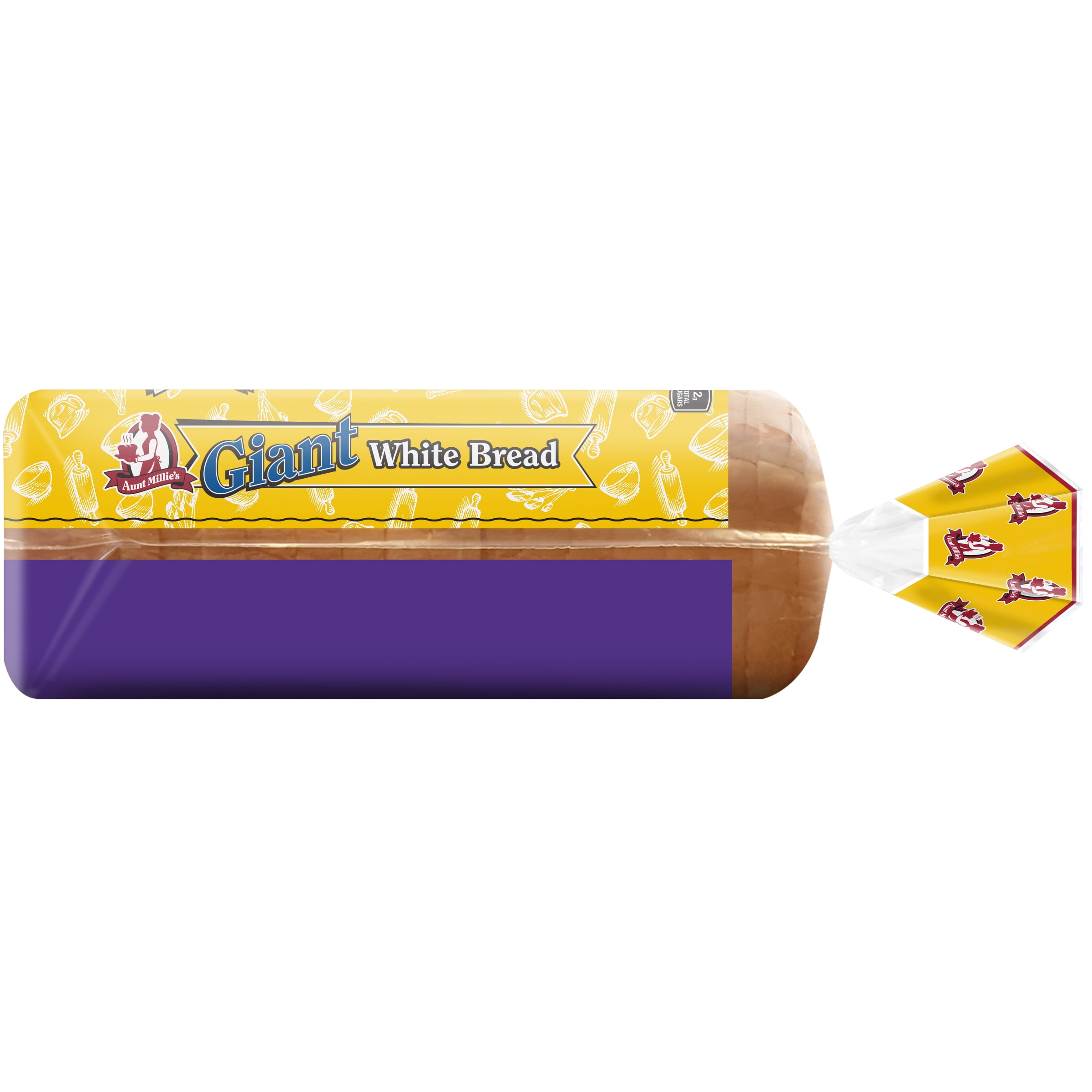 Aunt Millie's Deluxe Giant White Bread Loaf, 22 oz