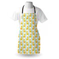 thumbnail image 3 of Rubber Duck Apron Yellow Duckies with Blue Stripes and Small Circles Baby Nursery Play Toys Pattern, Unisex Kitchen Bib Apron with Adjustable Neck for Cooking Baking Gardening, White, by Ambesonne, 3 of 3