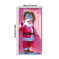 thumbnail image 3 of KeirineCC 1PCS Santa Door Cover,35x71 Inches Funny Merry Christmas Door Cover Santa Claus Welcome Banner,Christmas Festive Porch Lawn Garden Decor for Front Door Holiday Cheer,, 3 of 9