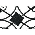 Sintosin Farmhouse Black Wrought Iron Wall Decor 32" x 13", Hanging