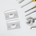 thumbnail image 1 of Phenofice 2Pcs Deadbolt Strike Plate Door Backplate Stainless Steel Security Plates for Front Door, 1 of 8