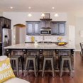 thumbnail image 2 of Heavenly Collection Gunmetal Metal Counter Stool For Dining Area, 2 of 8