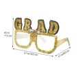 thumbnail image 4 of Homoyoyo 12Pcs Graduation Paper Glasses Assorted Colors Lightweight Photo Prop for Party Decor, 4 of 6