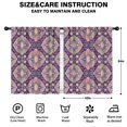thumbnail image 2 of Blackout Kids Curtains,Multicolor Ethnic Floral Pattern Childrens Insulated Curtains Set Of 2,Bedroom Essentials,Toddler Room Decor 42x54in(106x137cm), 2 of 5