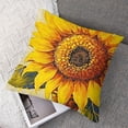 thumbnail image 7 of nygtbtfer Pillowcases - Provencal Sunflower Indoor Outdoor Square Pillowcase  - Floral Decor12x12in, 7 of 7