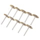 thumbnail image 1 of 10 x Brass Wire Brush Round Brushes Disc Brush Pot Brush for Dremel 25MM, 1 of 5