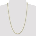 thumbnail image 3 of FJC Finejewelers 10 kt Yellow Gold 2.50mm Extra-Light Bright Cut Rope Chain 22 Inches x 2.5 mm, 3 of 8