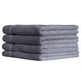 thumbnail image 2 of Royal Turkish Towel Royal Turkish Cotton Luxury Bath Towel Set & 100% Soft Turkish Cotton & Set of 4 Hotel Quality Towels Gray, 2 of 5