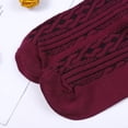 thumbnail image 4 of HNMKIU Elegant Lace Knit High Thigh Stockings for Women and Girls Long Warm Knee Socks Over The Knee Thermal Stockings ,One Size, 4 of 9