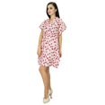 thumbnail image 2 of Bimba Women Wear Cotton Kaftan Dress Short Beach Cover Up Tunic Printed Caftan, 2 of 5