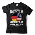 thumbnail image 2 of Proud To Be German American Shirt Germany America Patriotic Shirt Germany USA Shirt German Gift (XX-Large Grey), 2 of 6