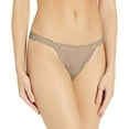 thumbnail image 1 of b.tempt'd by Wacoal Women's Insta Ready Modal Thong, Blue Natural, S, 1 of 2
