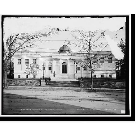 Historic Print, Adriance Memorial Library, Poughkeepsie, N.Y., 16" x 20"