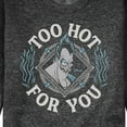 thumbnail image 3 of Disney Villains - Hades Too Hot For You - Men's Crew Neck Fleece Pullover, 3 of 5