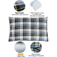 thumbnail image 3 of REDCAMP Small Camping Pillow Lightweight and Compressible, Flannel Travel Pillow with Removable Pillow Cover, 2 Pack, 3 of 6