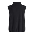 thumbnail image 4 of ClodeEU Women's Stand Collar Zip Up Fleece Vest,Sleeveless Sherpa Gilet Casual Warm Waistcoat With Pockets ,Women's Plus L, 4 of 9