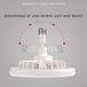 thumbnail image 3 of 2026 Ceiling Fans W/ LED Light 5-Bladeless Modern Smart Lamp Head Fan Home Office, 3 of 5