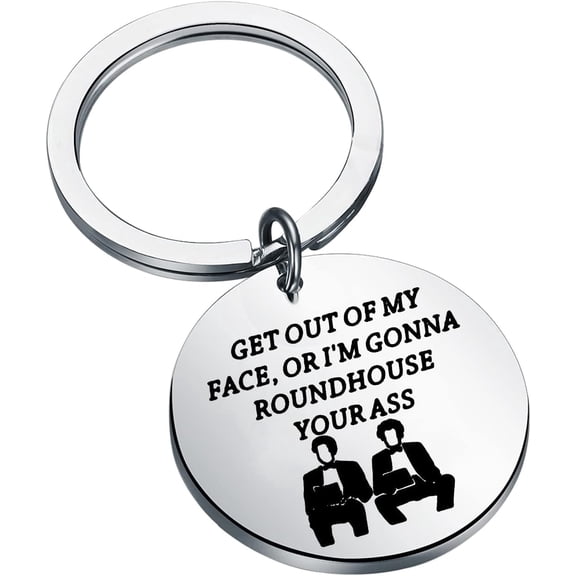 Movie Inspired Gift Funny Step brother Keychain Movie Fans Gift Best Friend Gift
