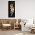 thumbnail image 3 of Stupell Industries Glam Glam Lined Feather Canvas Art, 20 x 48, by Kim Allen, 3 of 8