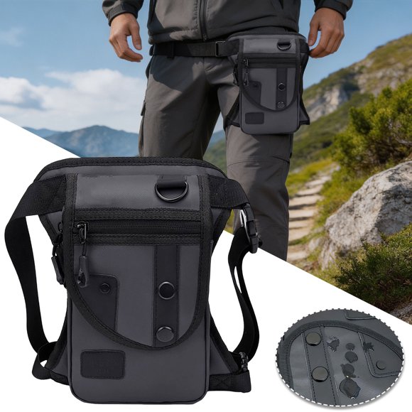 3-in-1 Waterproof Multi-Pocket Leg And Crossbody Bag Outdoor Travel Waist And Leg Bag Men's And Women's Cycling Sports Waist Bag Fishing Gear Bag