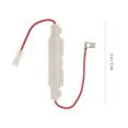 thumbnail image 4 of Luxshiny 2Pcs Microwave Thermostat Fuse White Plastic Replacement for Microwave Maintenance Users, 4 of 8