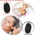 thumbnail image 2 of Silicone Exfoliating Body Scrubber, Soft Loofah Fit for Sensitive, 2 of 7