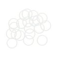 thumbnail image 5 of Uxcell 20mm OD 17mm ID 1.5mm Width Silicone Seal O-Rings White 20 Pack, 5 of 5
