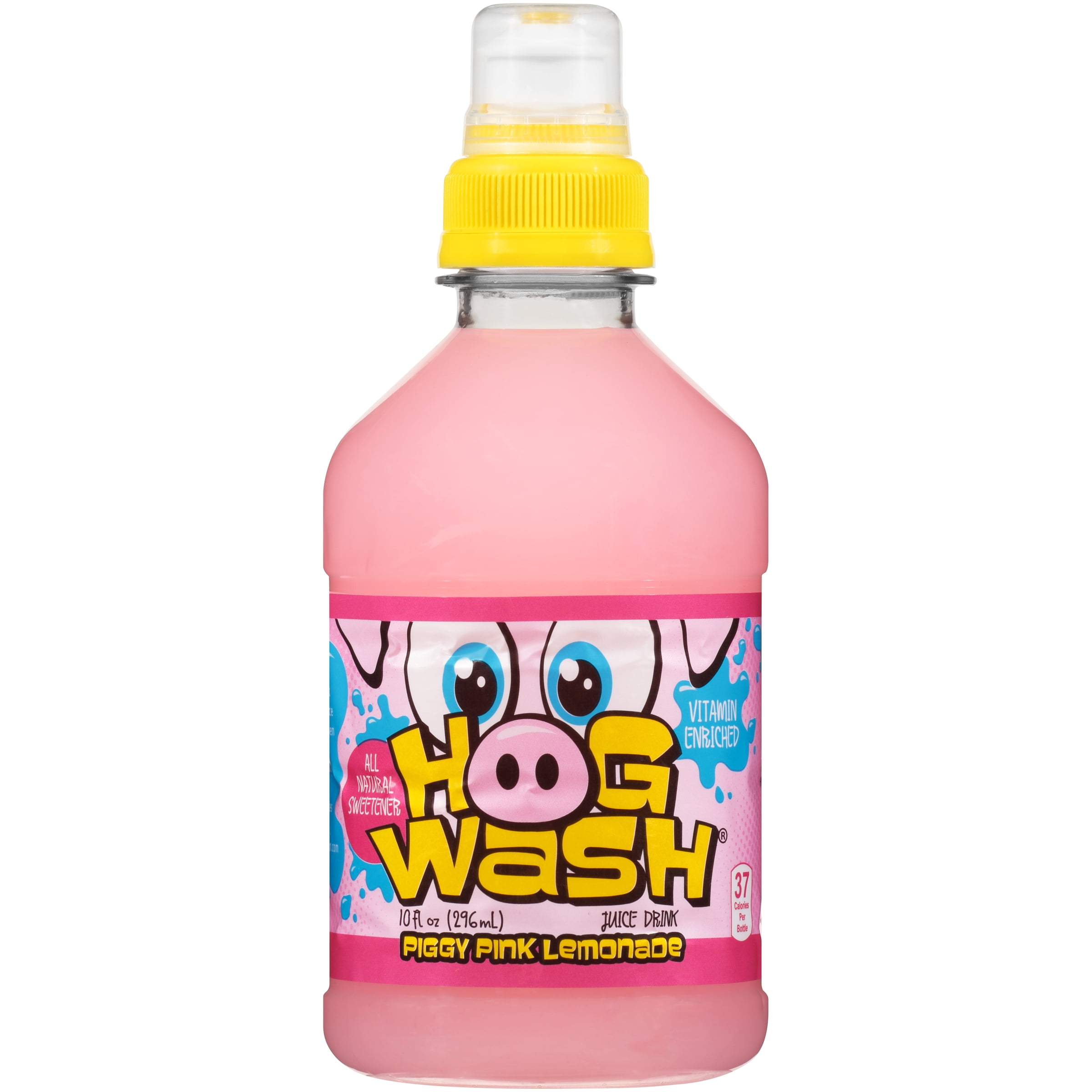 Hog Wash Pink Lemonade Juice Drink, 10 Fl. Oz.